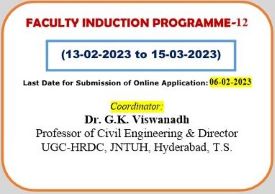 Jntuh Ugc Human Resource Development Centre Ugc Hrdc